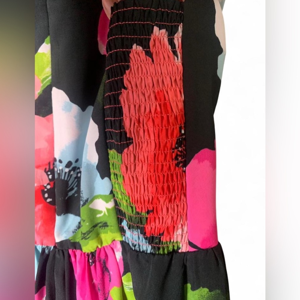 Stunning Vince Camuto Vibrant Floral Maxi Dress 🌟 size 8 EUC summer dress - Picture 5 of 7